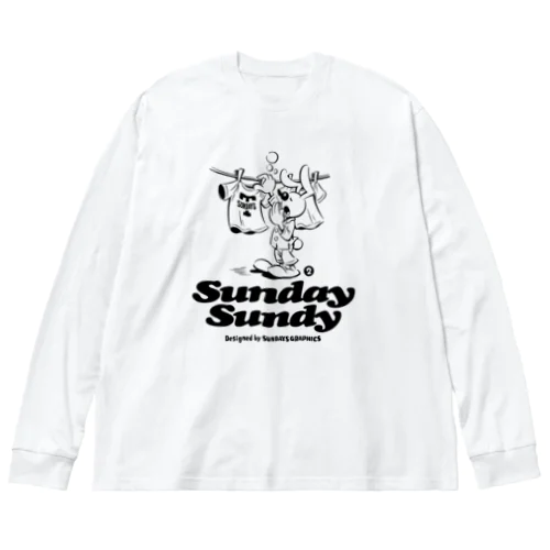 SUNDAY SUNDY No.2 Big Long Sleeve T-Shirt