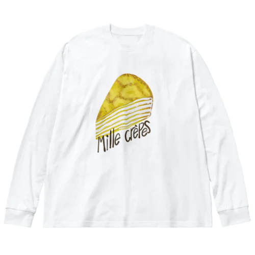 mille crepes ミルクレープ 075 Big Long Sleeve T-Shirt