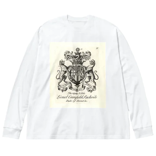 英国貴族の紋章 ビッグシルエットロングスリーブTシャツ