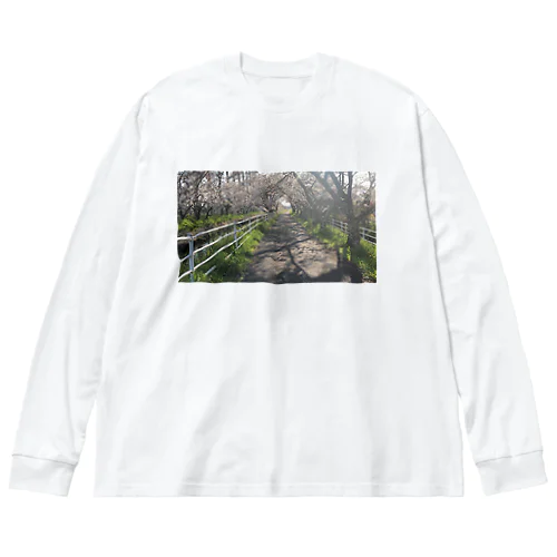 サクラトンネル Big Long Sleeve T-Shirt