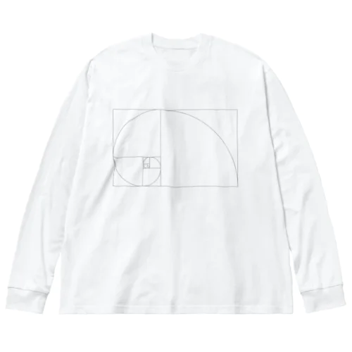 Fibonacci_Blocks ビッグシルエットロングスリーブTシャツ