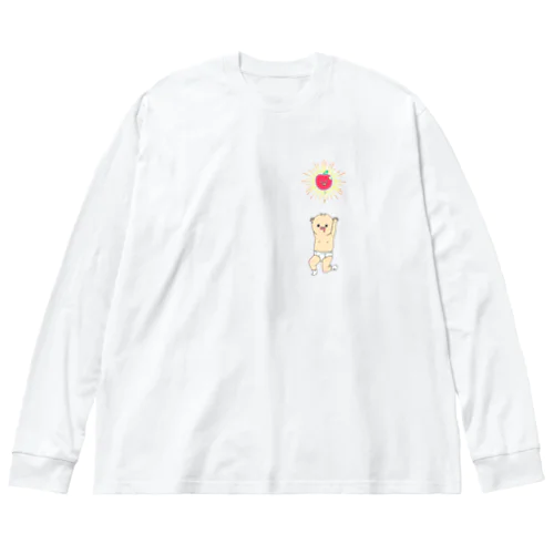 ようせいのおぢさんと教祖のりんごさま Big Long Sleeve T-Shirt