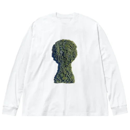 箸墓古墳（シンプルver.) Big Long Sleeve T-Shirt