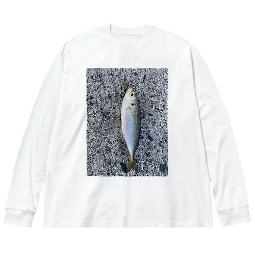 ３月に釣れたアジ Big Long Sleeve T-Shirt