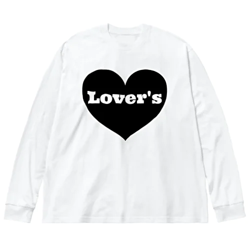 lovers ハート Big Long Sleeve T-Shirt