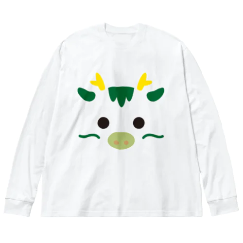 干支アップ-辰-animal up-アニマルアップ- ビッグシルエットロングスリーブTシャツ