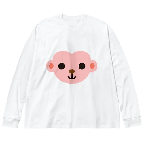 干支アップ-申-animal up-アニマルアップ- ビッグシルエットロングスリーブTシャツ