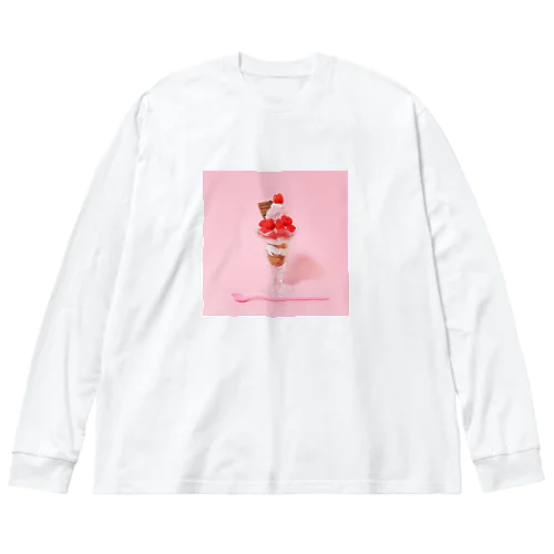 いちごパフェなアイテム Big Long Sleeve T-Shirt