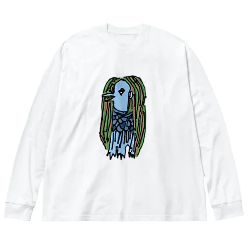 アマビエカラー Big Long Sleeve T-Shirt