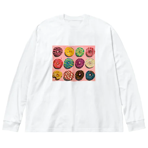 カラフルドーナツ Big Long Sleeve T-Shirt