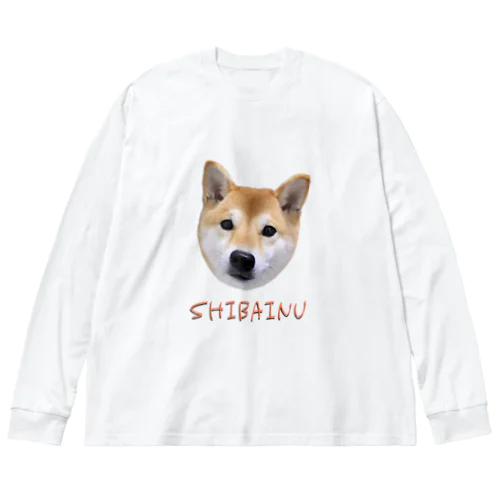 kawaii柴犬・改 ビッグシルエットロングスリーブTシャツ