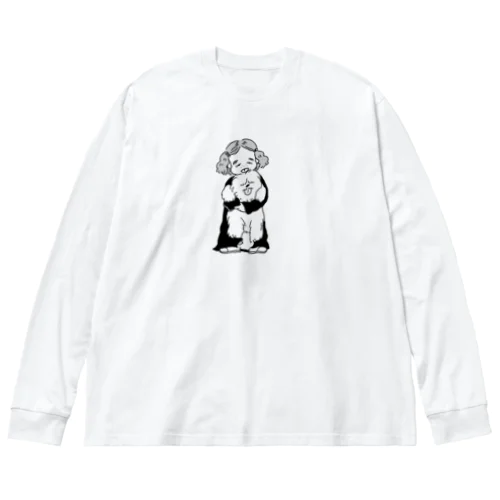 わんわん ビッグシルエットロングスリーブTシャツ