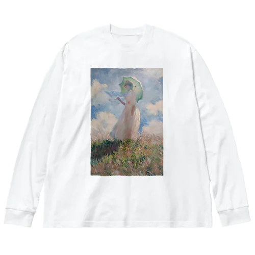 散歩、日傘をさす女性 / クロード・モネ Big Long Sleeve T-Shirt