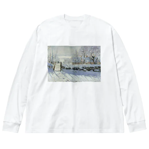 カササギ / クロード・モネ Big Long Sleeve T-Shirt