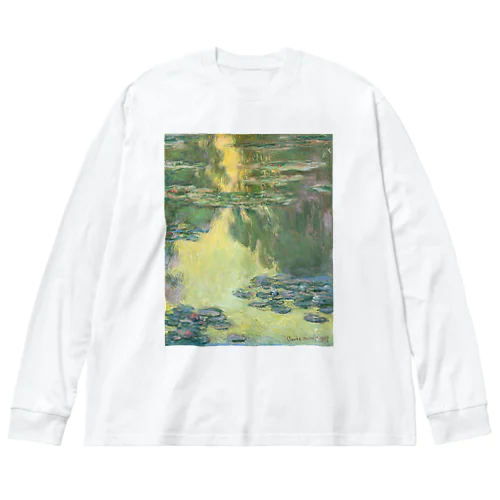 睡蓮 / クロード・モネ Big Long Sleeve T-Shirt