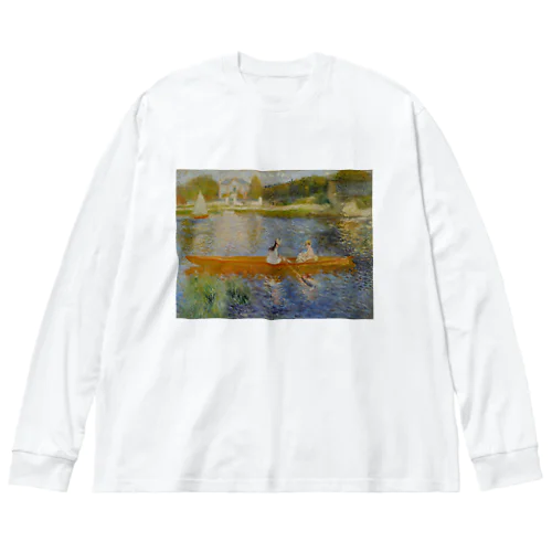 アニエールのセーヌ川（船遊び） / ピエール＝オーギュスト・ルノワール Big Long Sleeve T-Shirt
