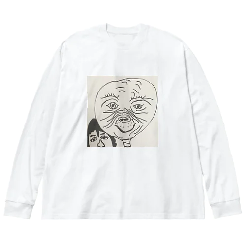 シワシワメイン ビッグシルエットロングスリーブTシャツ