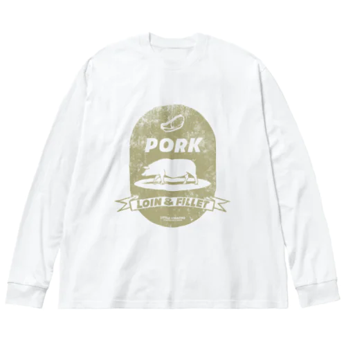 ポーク（A） ビッグシルエットロングスリーブTシャツ