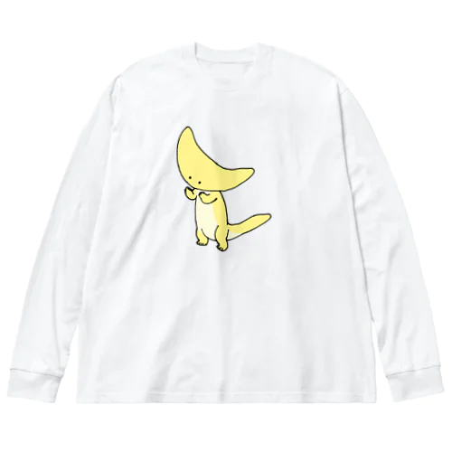 ディプロカウルス（手を見る） ビッグシルエットロングスリーブTシャツ