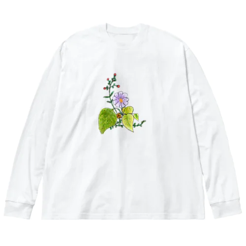 花飾り Big Long Sleeve T-Shirt