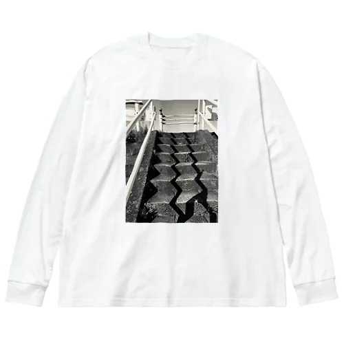 階段のかげ Big Long Sleeve T-Shirt