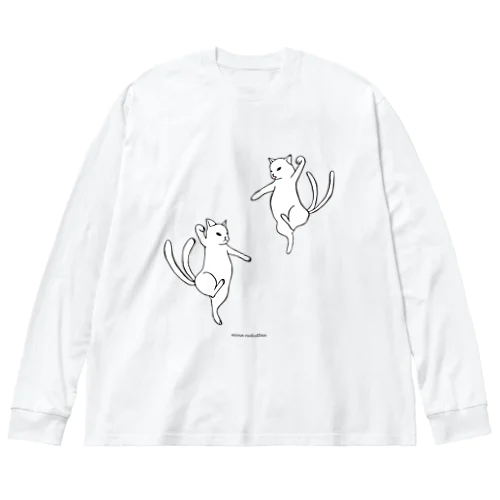 阿吽だんすだんす ビッグシルエットロングスリーブTシャツ