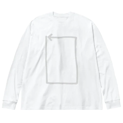 ⬜︎ ビッグシルエットロングスリーブTシャツ