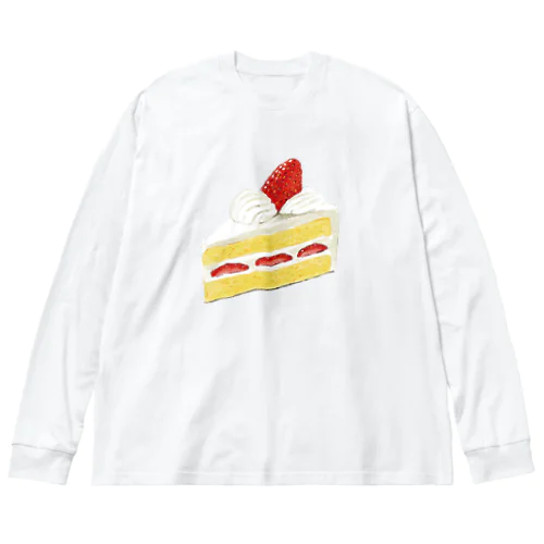 ショートケーキ ビッグシルエットロングスリーブTシャツ