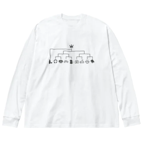 スーパーシード酒 ビッグシルエットロングスリーブTシャツ