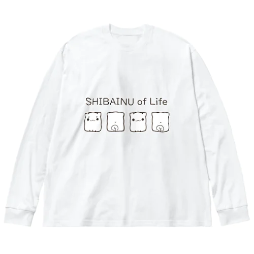 SHIBAINU of Life ビッグシルエットロングスリーブTシャツ