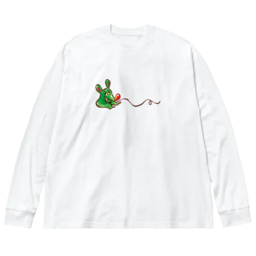 みどりねずみくん Big Long Sleeve T-Shirt