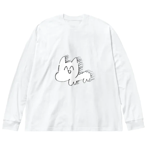 残像くん ビッグシルエットロングスリーブTシャツ