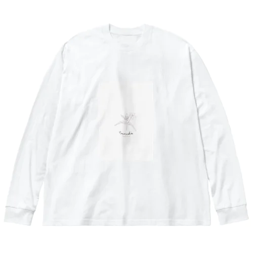 ブルースター＊ベビーグレーピンク Big Long Sleeve T-Shirt