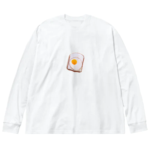 目玉焼きと食パン Big Long Sleeve T-Shirt