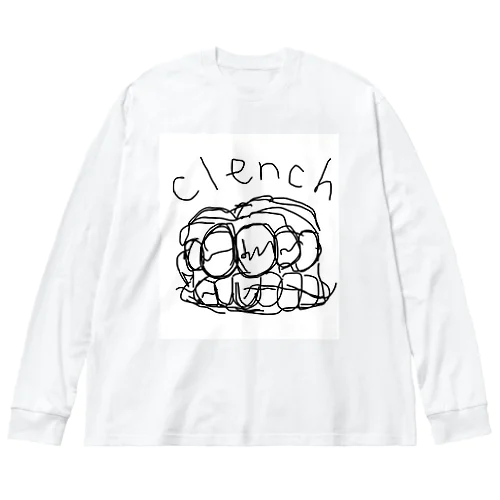 clench ビッグシルエットロングスリーブTシャツ