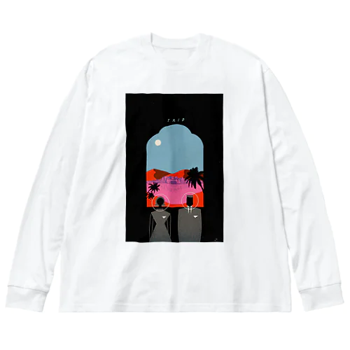 T R I P ビッグシルエットロングスリーブTシャツ