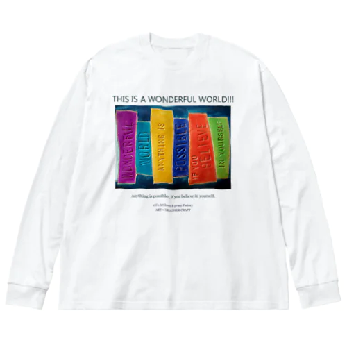 ART - 04 ビッグシルエットロングスリーブTシャツ