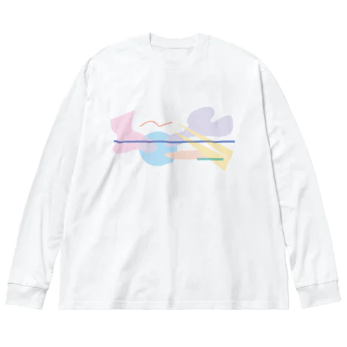 ゆるりら〜 ビッグシルエットロングスリーブTシャツ