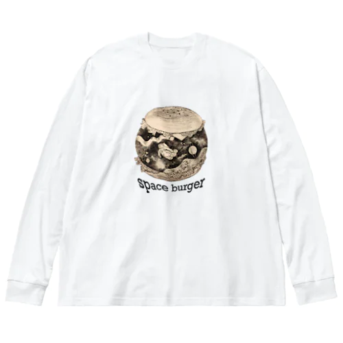 burgerシリーズ【宇宙バーガー】 Big Long Sleeve T-Shirt