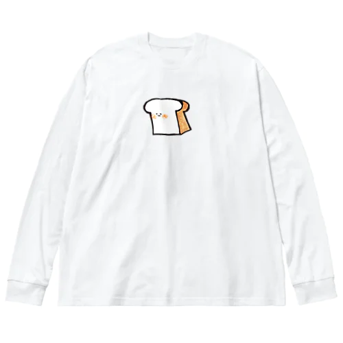 食パン。 ビッグシルエットロングスリーブTシャツ