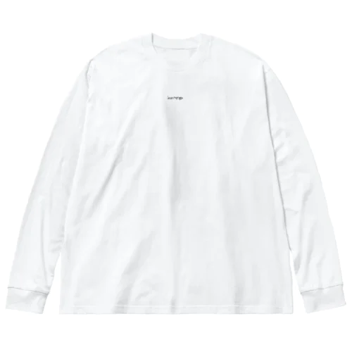 細め横文字insectypiggy Big Long Sleeve T-Shirt