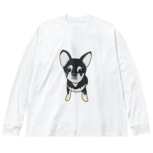 チワワん Big Long Sleeve T-Shirt