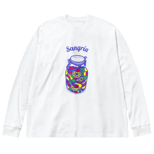 フルーツたっぷりサングリア Big Long Sleeve T-Shirt