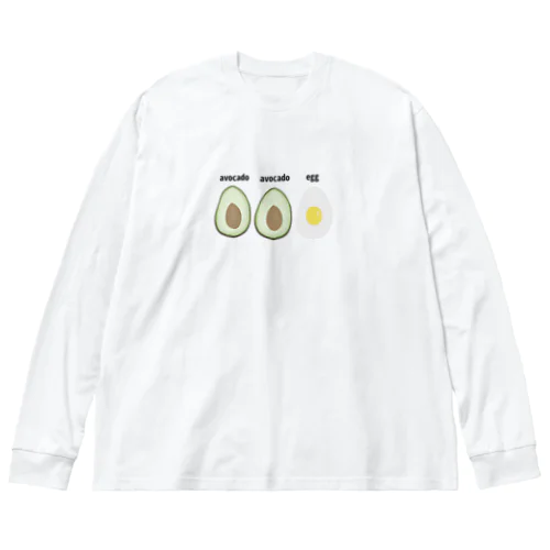 avocado mania 🥑 ビッグシルエットロングスリーブTシャツ