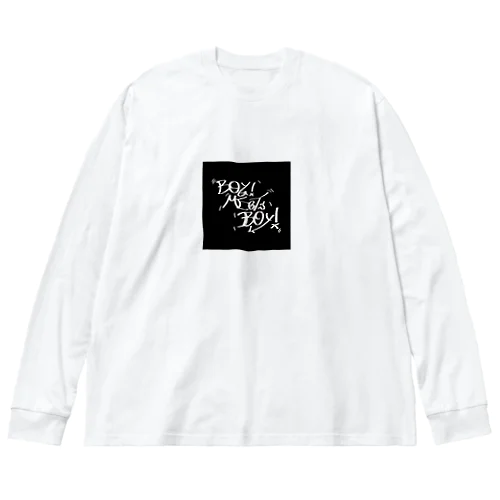 B!xMxB! SQUARE LOGO ver.Pre Lot ビッグシルエットロングスリーブTシャツ