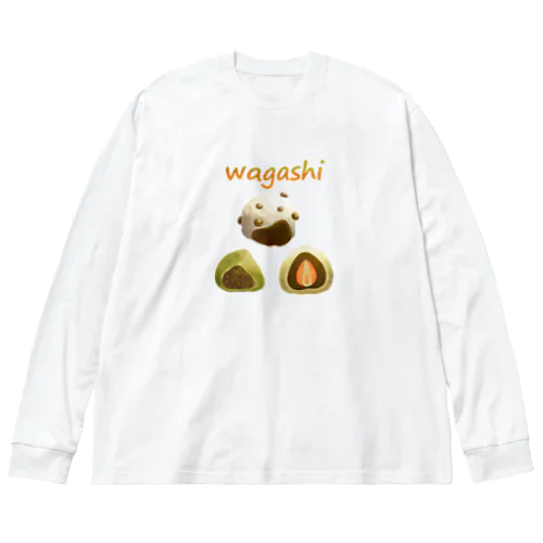 wagashi ビッグシルエットロングスリーブTシャツ