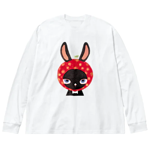 赤い頭巾うさぎ Big Long Sleeve T-Shirt