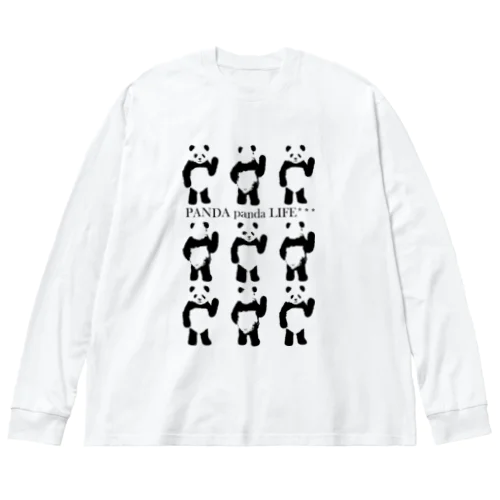 9パンダ Big Long Sleeve T-Shirt