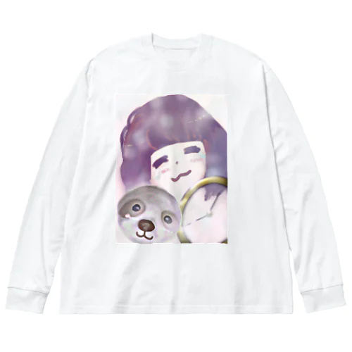 ふわふわした気持ち Big Long Sleeve T-Shirt