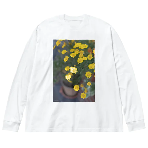 植木の花 ビッグシルエットロングスリーブTシャツ